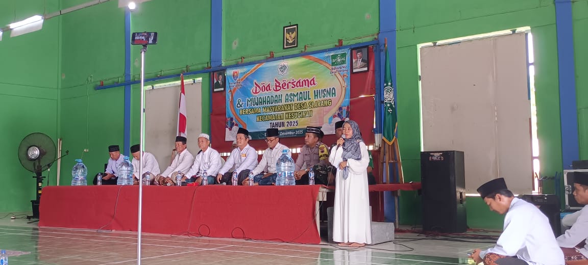 sambutan PLT Kepala Desa Slarang